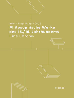 cover image of Philosophische Werke des 15./16. Jahrhunderts